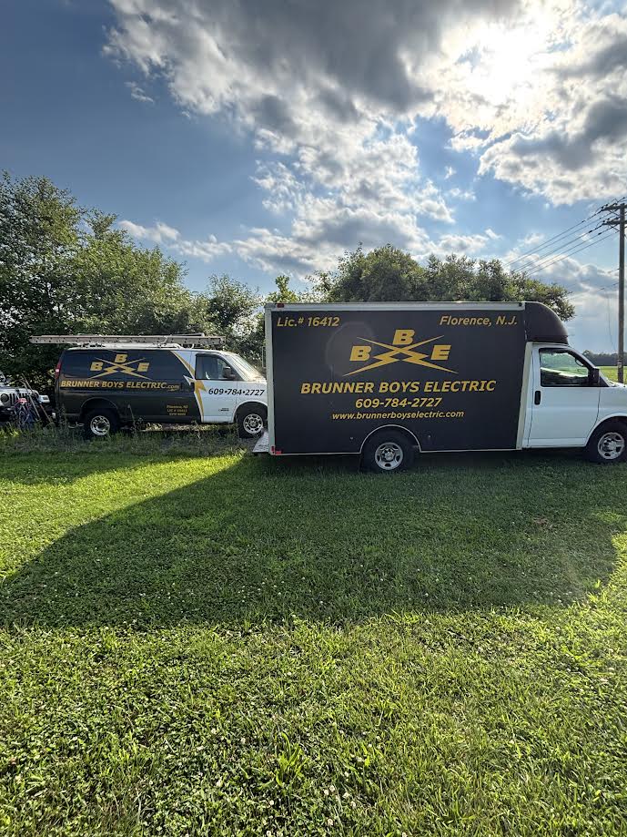 Brunner Boys Electric van and truck — Florence, NJ, License #16412